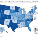TOTAL PERSONAL CONSUMPTION expenditures increased 3.2 percent year over year in Rhode Island. / COURTESY BUREAU OF ECONOMIC ANALYSIS