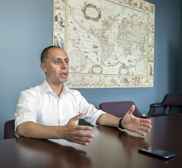 PROVIDENCE MAYOR Jorge O. Elorza signed a non-utilization tax ordinance into law in October that would impose a tax equal to 10 percent of the assessed value of a residential property determined to be vacant or abandoned. / PBN FILE PHOTO/MICHAEL SALERNO