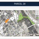 Parcel 28 has received interest from several developers in recent months. The I-195 Redevelopment District Commission is now issuing an RFP./COURTESY I-195 District Commission.
