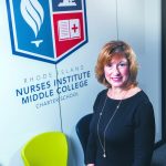 With deep experience in nursing, ranging from being an RN, to earning a Ph.D. in nursing and being the executive director of the Rhode Island State Nurses Association, Pamela L. McCue understands all aspects of the profession and  its importance to quality health care delivery. / PBN PHOTO/MICHAEL SALERNO