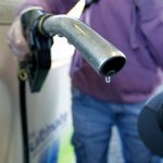 THE AVERAGE PRICE of gas in Rhode Island declined 3 cents to $2.56 per gallon, 14 cents higher than the national average but 6 cents lower than the average price of regular gas in Massachusetts. / BLOOMBERG NEWS FILE PHOTO/PAUL THOMAS