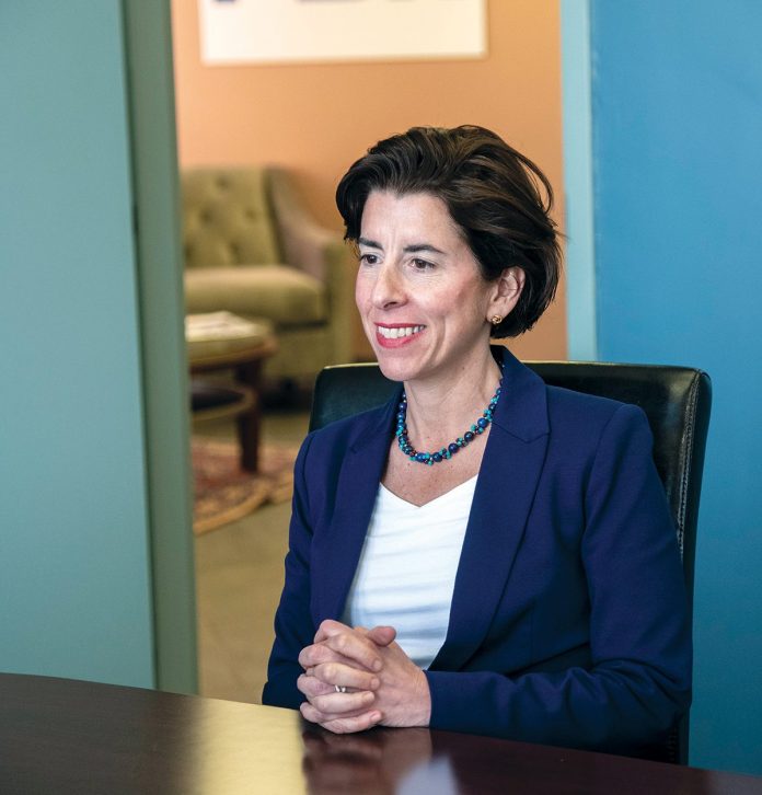 GOV. GINA M. RAIMONDO has signed an executive order establishing the Rhode Island Complete Count Committee, which will design an informational outreach program to encourage maximum participation in the 2020 U.S. census. / PBN FILE PHOTO/MICHAEL SALERNO
