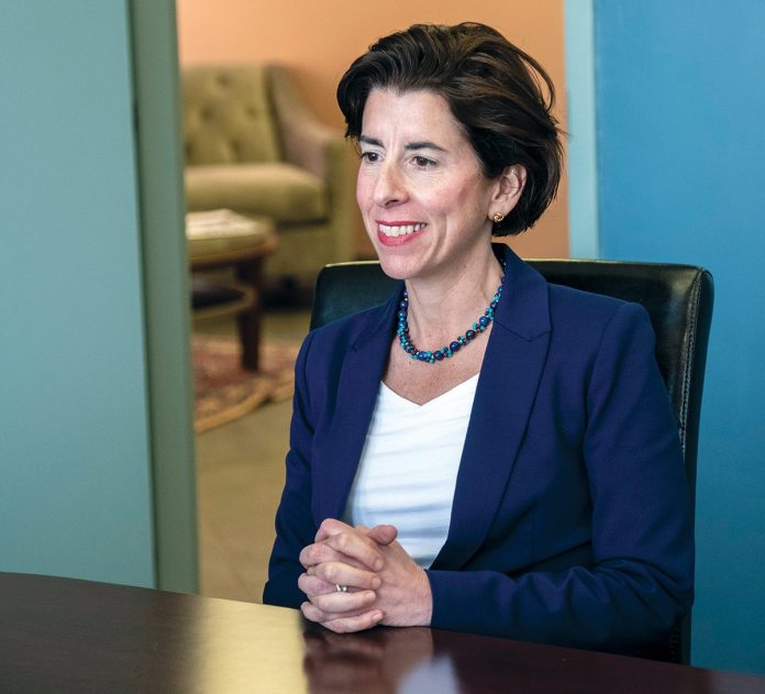 GOV. GINA M. RAIMONDO released a fiscal 2020 budget proposal Thursday. / PBN FILE PHOTO/MICHAEL SALERNO