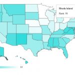 RHODE ISLAND ranked as the No. 11 most impacted state by the partial federal government shutdown in a report by WalletHub. / COURTESY WALLETHUB