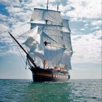 AFTER AN OPERATIONAL PAUSE and consideration of sale of the tall ship, the nonprofit that owns the SSV Oliver Hazard Perry says it will now remain in Rhode Island with a new operating model and a new CEO and staff. / COURTESY OLIVER HAZARD PERRY RHODE ISLAND
