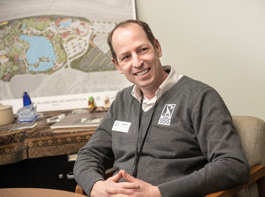 POPULAR ATTRACTION: Jeremy Goodman, executive director of the Roger Williams Park Zoo, said the zoo is the second-largest tourist attraction in the state among number of visitors, after the Newport Mansions. However, if the mansions are considered individually, rather than as a group, he said the zoo becomes the leading attraction.  / PBN PHOTO/MICHAEL SALERNO