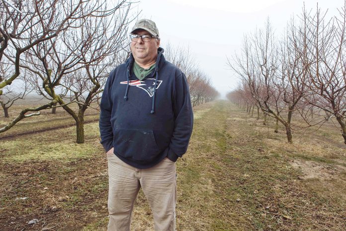 LOOKING ELSEWHERE: Tyler Young, co-owner of the Young Family Farm in Little Compton, said new regulations under the Food Safety and Modernization Act are perceived to be such a hassle by farmers that some are considering changing their crops or leaving the industry.  / PBN PHOTO/ RUPERT WHITELEY