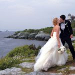 RHODE ISLAND RANKED No. 4 in the nation for most expensive average wedding in a survey of U.S. couples. Pictured, Christen and Peter Amenta celebrated their marriage at the Castle Hill Inn & Resort in Newport on June 16, 2013. / PBN FILE PHOTO/KATE WHITNEY LUCEY