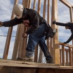 RHODE ISLAND construction employment declined 0.5 percent year over year in February, ranking No. 40 in the nation for percent change in sector employment. / BLOOMBERG NEWS FILE PHOTO