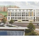 CONSTRUCTION HAS begun on the 57-room Brenton Hotel America's Cup Avenue in Newport. / COURTESY LWH LLC