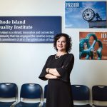 LENDING AN EAR: Michelle Dexter, Rhode Island Quality Institute senior director of human resources, invites all sorts of feedback from co-workers in her constant effort to improve the workplace culture.   / PBN PHOTO/RUPERT WHITELEY