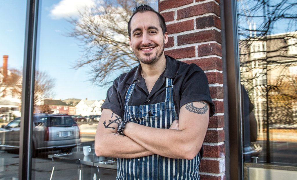 HONORARY DOCTORATE: Derek Wagner, chef-owner of Nicks on Broadway in Providence and a graduate of Johnson & Wales University, will receive an honorary doctorate in culinary arts at the school’s Providence campus commencement ceremony on May 18.  / COURTESY JOHNSON & WALES UNIVERSITY
