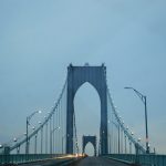WORK IS SCHEDULED to resume on the Newport Pell Bridge in May, requiring lane closures during non-rush hours. / PBN FILE PHOTO/NICOLE DOTZENROD