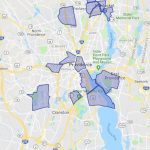 THERE ARE 25 approved Opportunity Zones in Rhode Island, including Downtown Providence and much of the city's waterfront.. / COURTESY R.I. COMMERCE CORP./GOOGLE INC.
