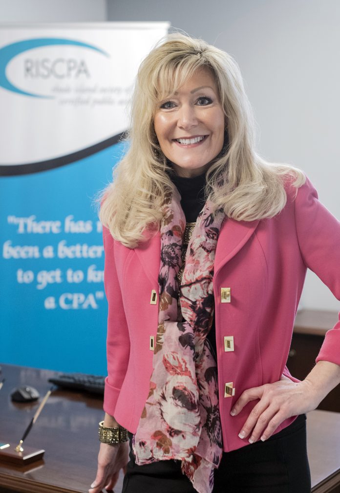 STRONG LEADER: Melissa D. Travis is the new president of the Rhode Island Society of Certified Public Accountants and the first woman to hold the position since the organization’s formation in 1905.     / PBN FILE PHOTO/MICHAEL SALERNO