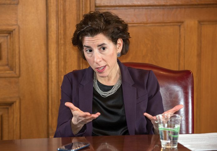 BUILDING A NEW FUTURE: Gov. Gina M. Raimondo’s Rhode Island Promise program has increased enrollment and graduation rates at the Community College of Rhode Island in its two years.
/ PBN FILE PHOTO/
DAVE HANSEN BUILDING A NEW FUTURE: Gov. Gina M. Raimondo’s Rhode Island Promise program has increased enrollment and graduation rates at the Community College of Rhode Island in its two years.
/ PBN FILE PHOTO/
DAVE HANSEN