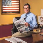 BREEZE PUBLICATIONS has been acquired by a Virginia-based multimedia company. Above, Valley Breeze Publisher Thomas V. Ward, who told PBN Wednesday that he is beginning the process of retirement. / PBN FILE PHOTO/DAVE HANSEN