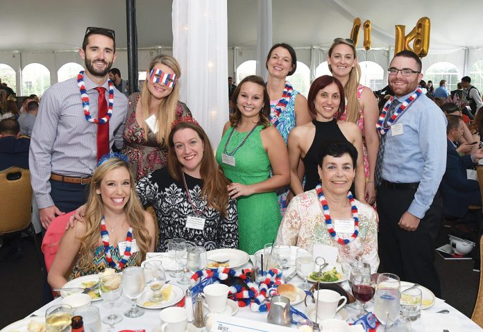 STILL THE TOPS: Staff members of Elite Physical Therapy attend the 2018 PBN Best Places To Work awards dinner.  / COURTESY ELITE PHYSICAL THERAPY