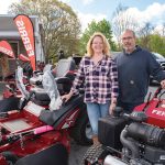 BRANCHING OUT: Barbra and Michael Perry, owners of Blades Small Engine Repair in Taunton, used to run their mobile small-engine-repair business from home but this year opened a shop and showroom in the city.  / PBN PHOTO/DAVE HANSEN