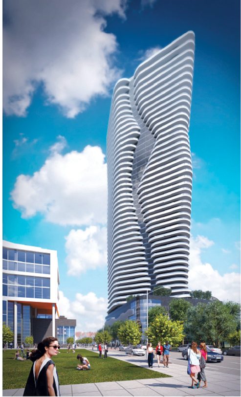 GETTING A BOOST: As the 2019 session of the Rhode Island legislature comes to an end, the fiscal 2020 budget includes an expansion of potential incentives for the luxury residential Hope Point tower, to be built ON former Interstate 195 land in Providence. / COURTESY THE FANE ORGANIZATION