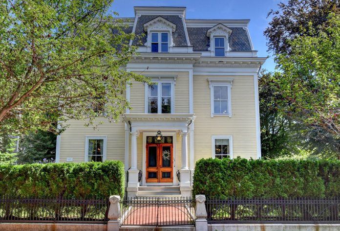 THE 1878 WILLIAM F. SAYLES HOUSE at 32 Lloyd Ave. in Providence has sold for $1.5 million. / COURTESY RESIDENTIAL PROPERTIES