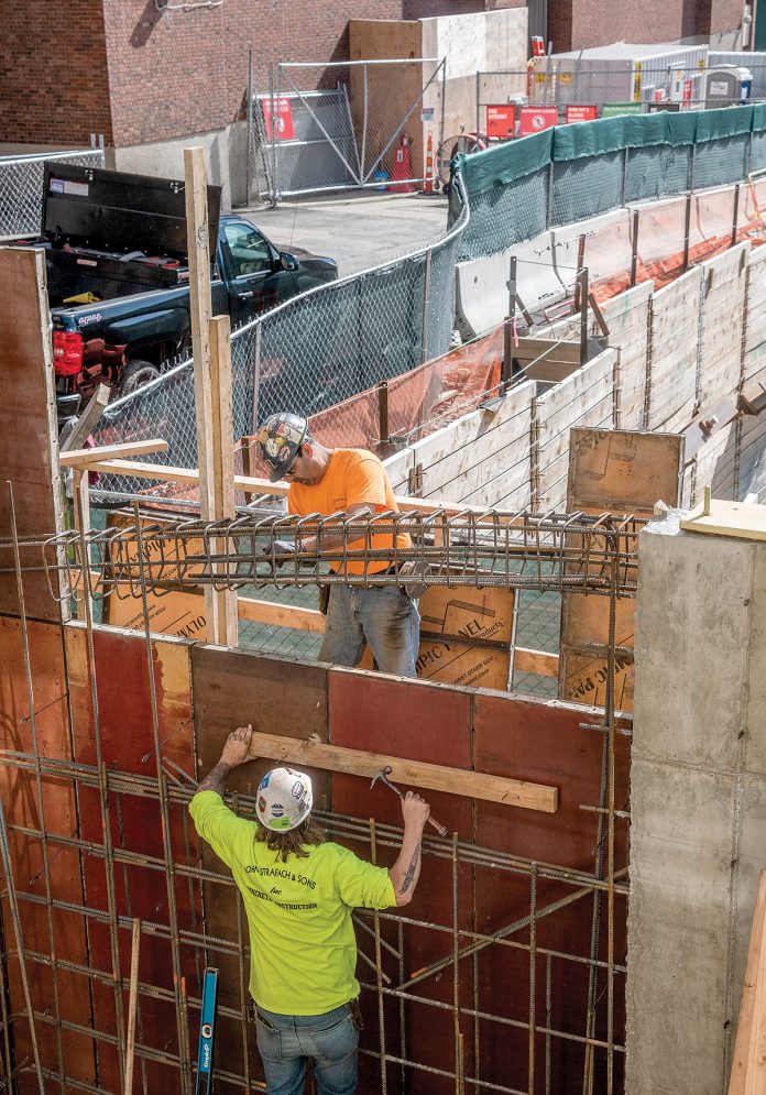 PROVIDENCE METRO construction employment increased 0.8% year over year in May. / PBN FILE PHOTO/MICHAEL SALERNO