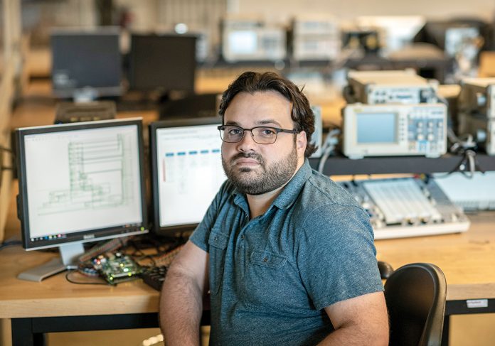 FURTHER STUDY: Patrick DaSilva, a computer engineer at the U.S. Naval War College in Newport, is studying electrical engineering and computer science, with a concentration in embedded systems security, as a graduate student at the University of Massachusetts Dartmouth.  / PBN PHOTO/MICHAEL SALERNO