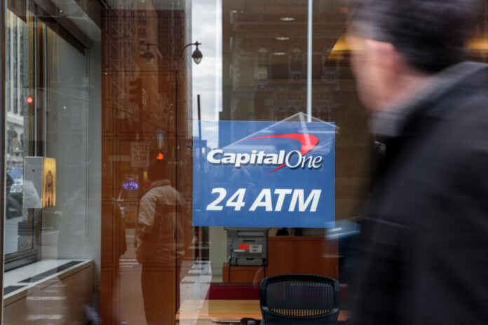 CAPITAL ONE announced Monday that 100 million people in the U.S. had been impacted by a data breach, and another 6 million in Canada. / BLOOMBERG NEWS FILE PHOTO/SARAH BLESENER