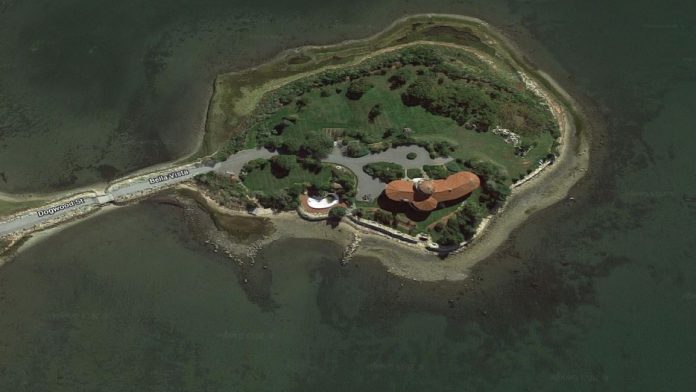THE MASS. DEPARTMENT of Environmental Protection has penalized Anwar Faisal $46,950 for unauthorized work performed on his island property in Fairhaven. / COURTESY GOOGLE INC.