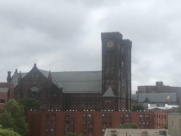 THE R.I. ATTORNEY GENERAL'S Office and the R.I. State Police will have access to records from the Diocese of Providence related to child sexual abuse allegations dating back to the 1950s. The landmark Cathedral of Saints Peter and Paul is the symbol of the diocese. / PBN FILE PHOTO/CHRIS BERGENHEIM