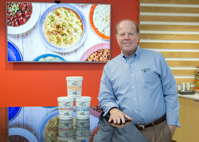 FOOD AND FOUNDATION: Not only does Blount Fine Foods Executive Vice President Bob Sewall travel the country promoting Blount products, he started his own charity to help the needy.   / PBN PHOTO/KATE WHITNEY LUCEY