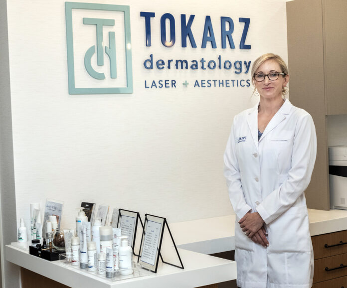 SPECIALIZED FOCUS: Dr. Valerie Tokarz, a board-certified dermatologist, opened her own practice, Tokarz Dermatology in East Greenwich, in May because she wanted to focus more on specialty laser work.
/ PBN PHOTO/MICHAEL SALERNO SPECIALIZED FOCUS: Dr. Valerie Tokarz, a board-certified dermatologist, opened her own practice, Tokarz Dermatology in East Greenwich, in May because she wanted to focus more on specialty laser work.
/ PBN PHOTO/MICHAEL SALERNO