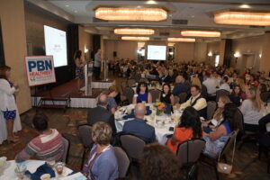 BUSINESS LEADERS from the region celebrated the 31 Healthiest Employers at an event held by PBN at the Providence Marriott Downtown Thursday. / PBN PHOTO/MIKE SKORSKI