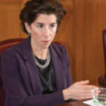 THE R.I. ETHICS COMMISSION has voted to authorize an investigation into allegations that Gov. Gina M. Raimondo's actions related to the IGT contract extension would benefit Donald Sweitzer, her alleged business associate./ PBN FILE PHOTO/ DAVE HANSEN