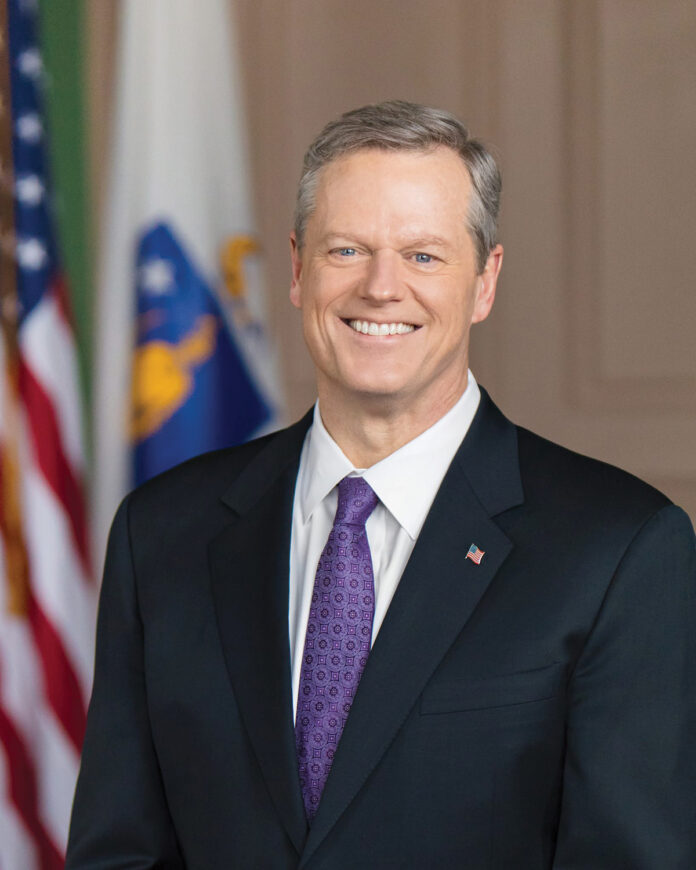 GOVERNOR’S DINNER: The SouthCoast and Bristol County chambers of commerce will hold a dinner featuring Mass. Gov. Charlie Baker on Sept. 17 at White’s of Westport in Westport.  / COURTESY OFFICE OF CHARLIE BAKER