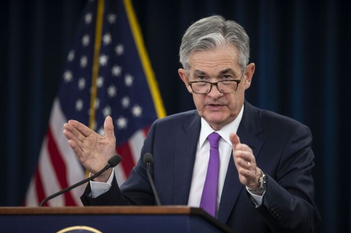 JEROME POWELL was the keynote speaker at the Greater Providence Chamber of Commerce's annual meeting Monday night. / BLOOMBERG FILE PHOTO/AL DRAGO