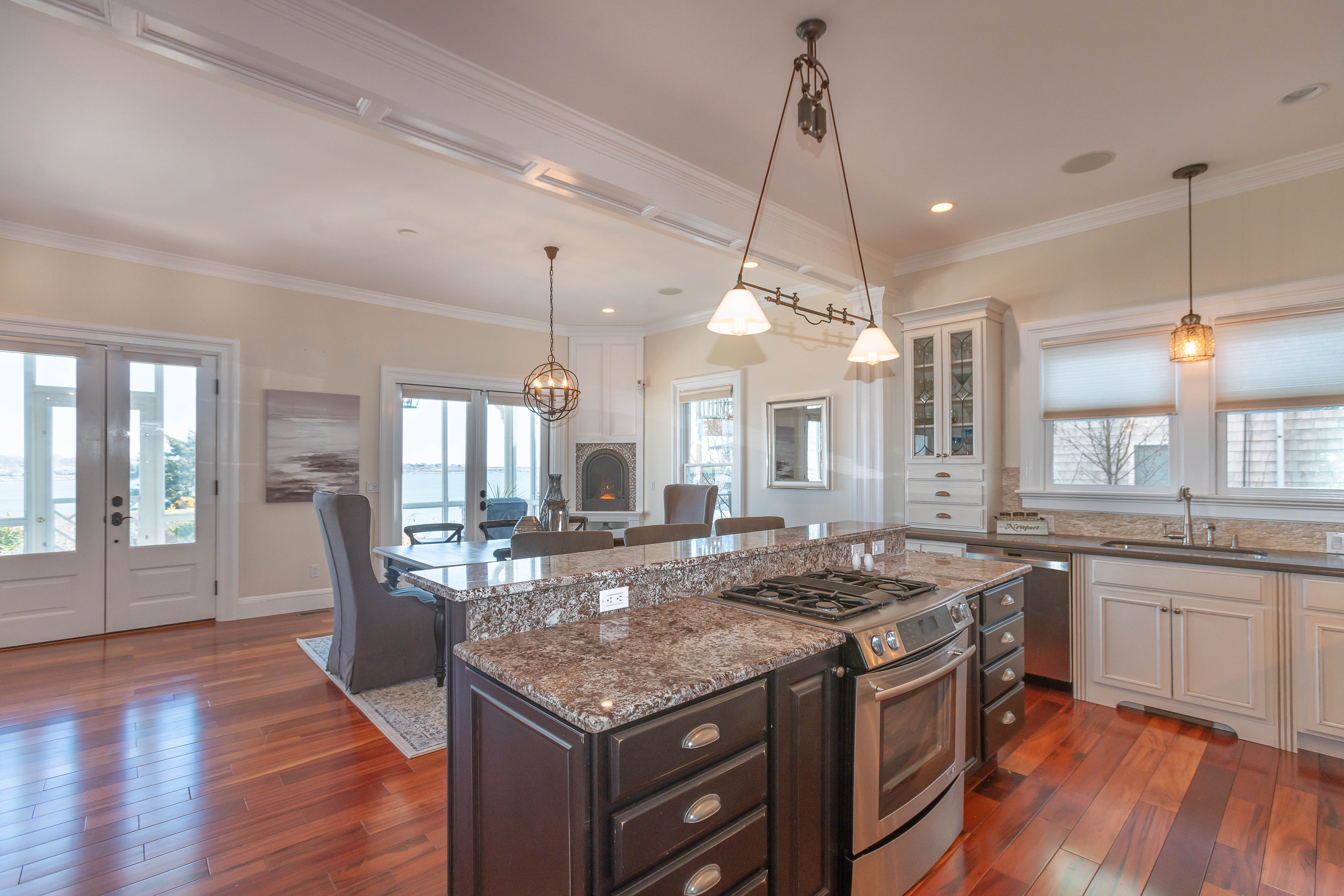 THE HOME has a modern kitchen and is an open concept design. / COURTESY MOTT & CHACE SOTHEBY'S INTERNATIONAL REALTY