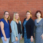 A RESEARCH scientist with the Providence VA Medical Center was awarded a $15 million DOD contract. Above, from left, are Matthew Borgia, Rachel Underwood, Josephine Airoldi, Dr. Linda J. Resnik, Eileen Small and Sarah Biester of the Providence VA Medical Center. Led by Resnik, the team will study and compare the effectiveness of different prostheses types. / COURTESY WINFIELD DANIELSON