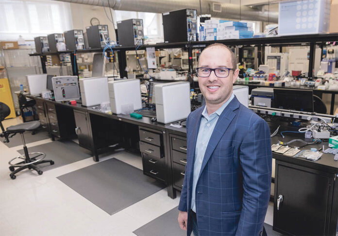 NABSYS RECENTLY closed a $21 million round of equity financing. Above, Dr. Barrett Bready, founder and CEO of Nabsys. / PBN FILE PHOTO/MICHAEL SALERNO NABSYS RECENTLY closed a $21 million round of equity financing. Above, Dr. Barrett Bready, founder and CEO of Nabsys. / PBN FILE PHOTO/MICHAEL SALERNO