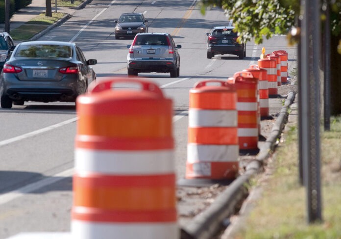 BAD ROADS: Local communities are responsible for keeping track of their own road-repair projects. An effort in the late 1980s to ensure consistent pavement quality for local roads failed once state funding ran out. / PBN PHOTO/MICHAEL SALERNO