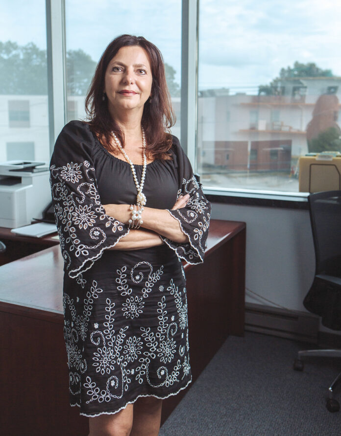 After years working as a controller in various industries, including construction and law, Lorena Voyer last year started Controlled Solutions Inc. The Warwick firm offers outsourced controller services and has grown quickly, allowing her to hire three staffers. / PBN PHOTO/RUPERT WHITELEY