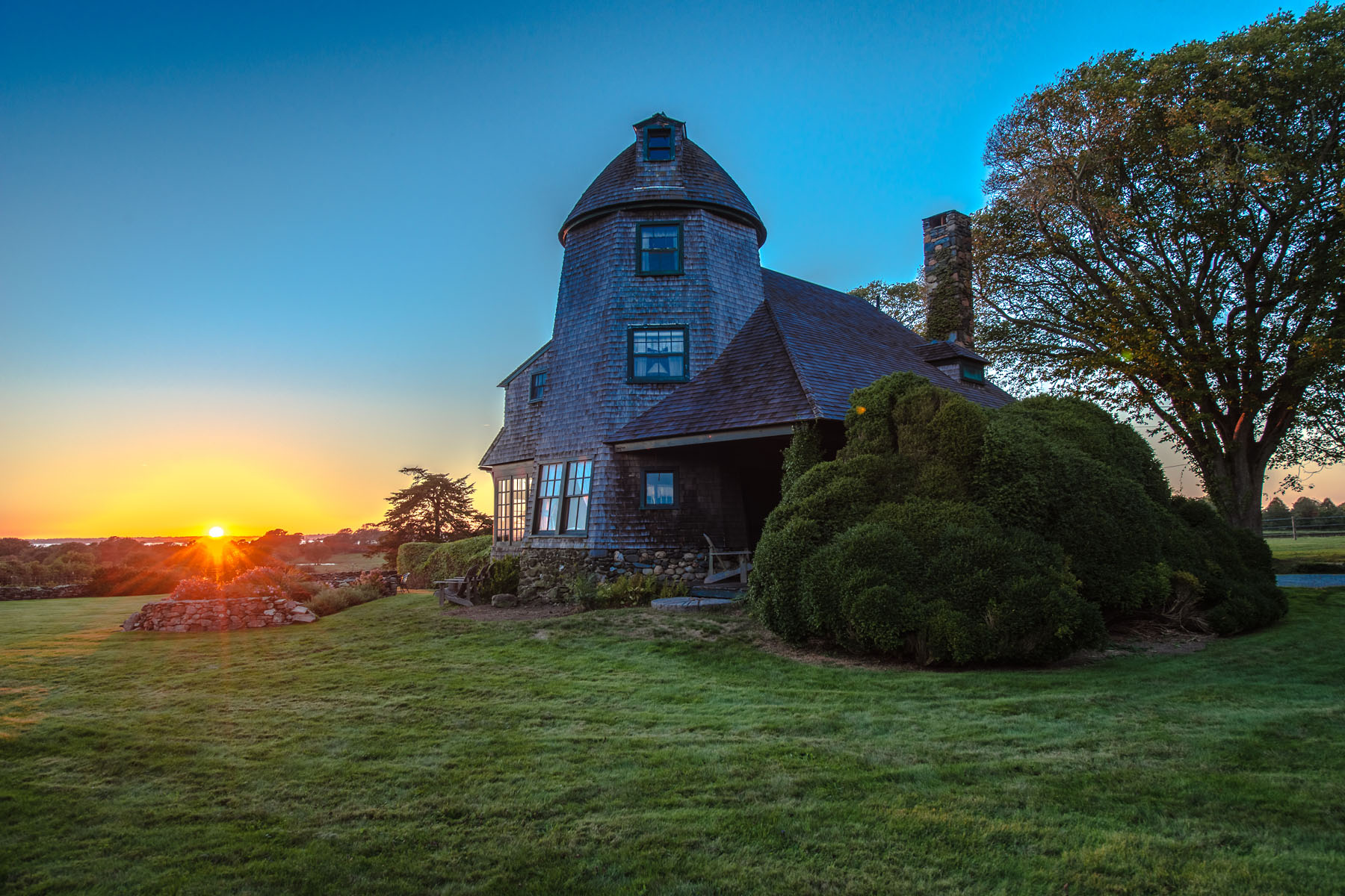THE HOME, built in 1886, incorporates a c. 1812 windmill into its design. / COURTESY MOTT & CHACE SOTHEBY'S INTERNATIONAL REALTY