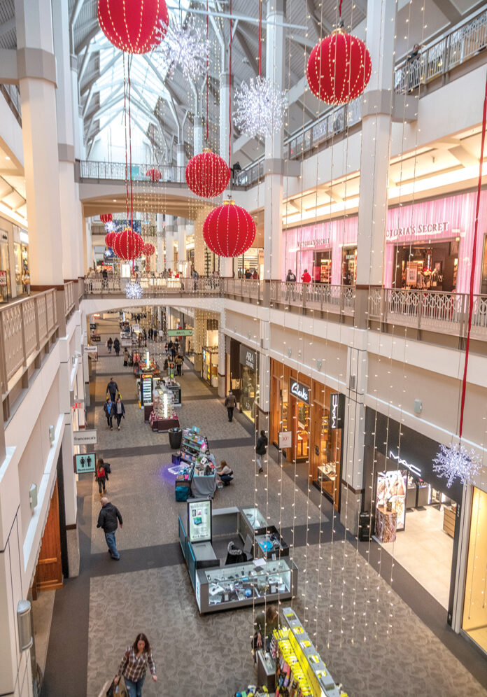SHIFTING FOCUS: Providence Place, pictured above, and other local malls are increasingly focusing on unique retailers, events and entertainment to lure customers. / PBN FILE PHOTO/MICHAEL SALERNO