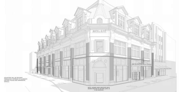 HIVE A RENDERING of the proposed Hive Hotel Providence by Abdo Development. / COURTESY ABDO DEVELOPMENT
